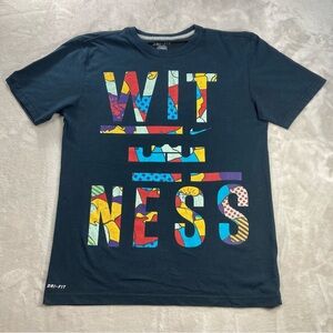 Nike Lebron James Witness Dri-Fit Shirt Men's Sz M Basketball